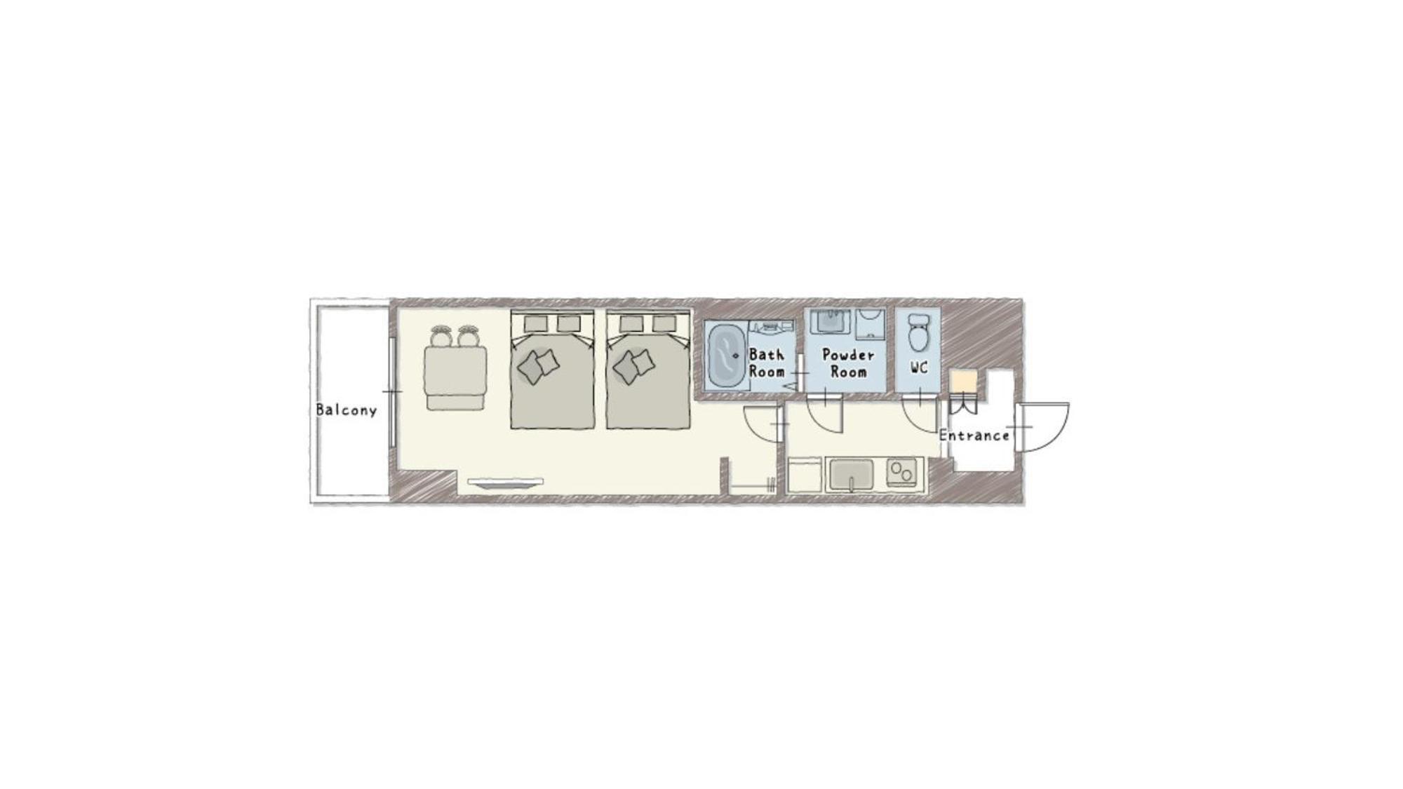 אוסקה Hotel Abitare Namba West מראה חיצוני תמונה